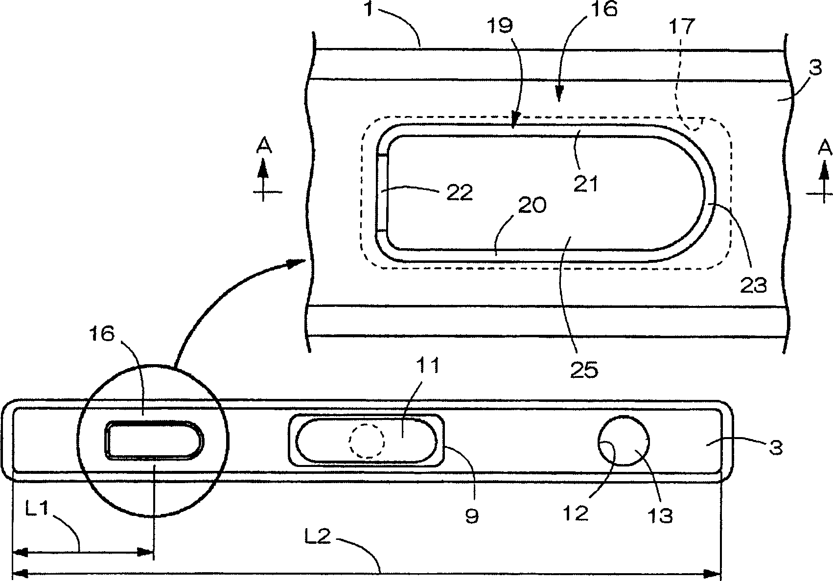 Closed square cell