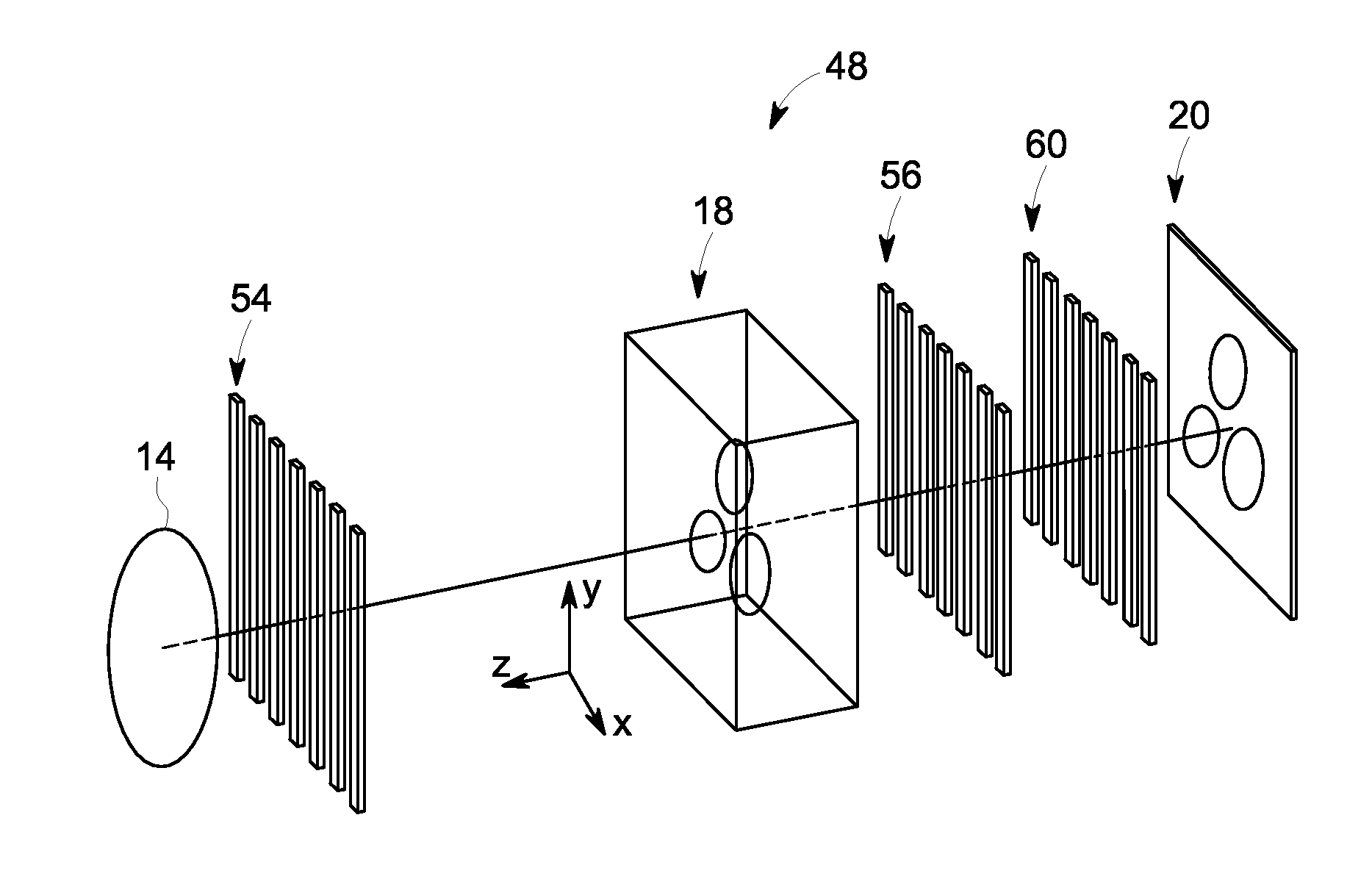 Image reconstruction method for differential phase contrast x-ray imaging