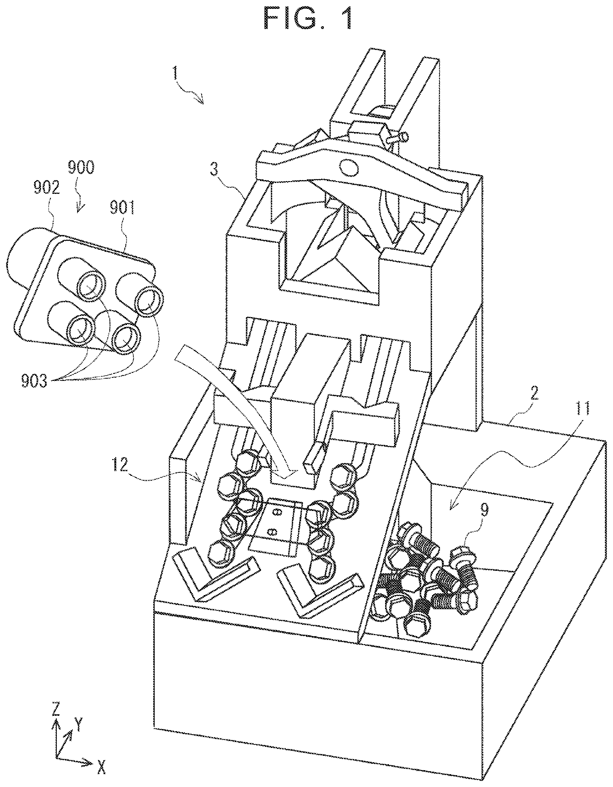 Bolt supply device