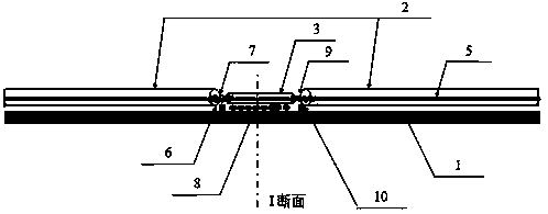 Direct measurement method of geogrid force based on fiber bragg grating technology