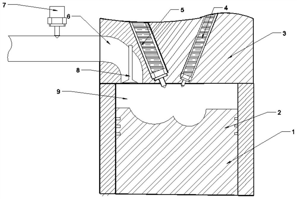 A lean-burn organization method for a dual-fuel engine