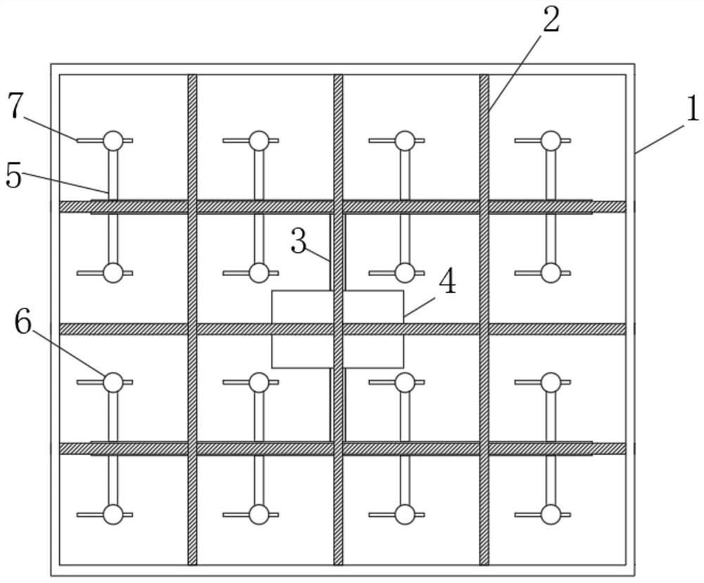 An ecological and environmental protection agricultural greenhouse watering system