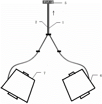 Two-core covering yarn made by ring spinning and production method thereof