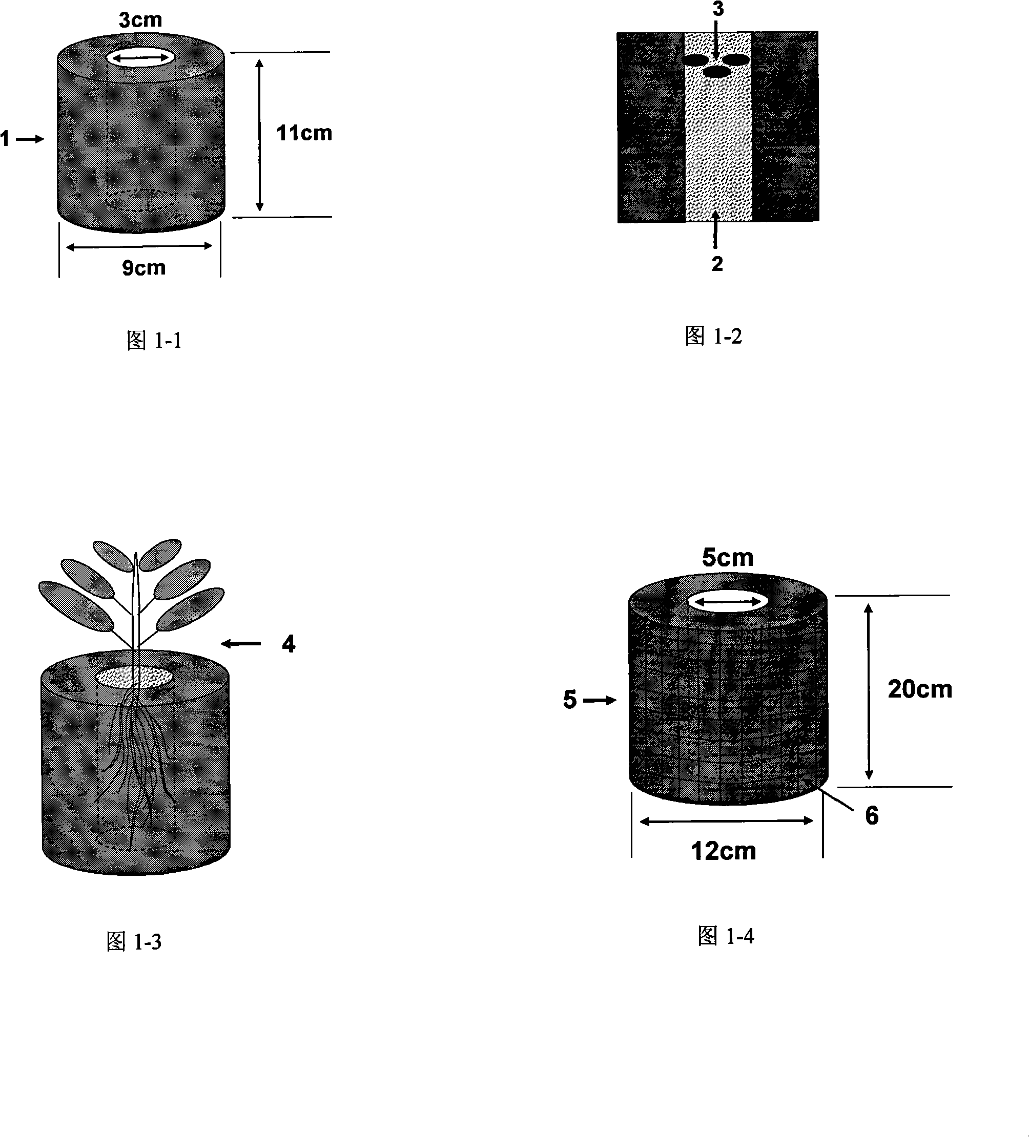 A kind of soil column block and soil column seedling afforestation method for tree seed seedling raising