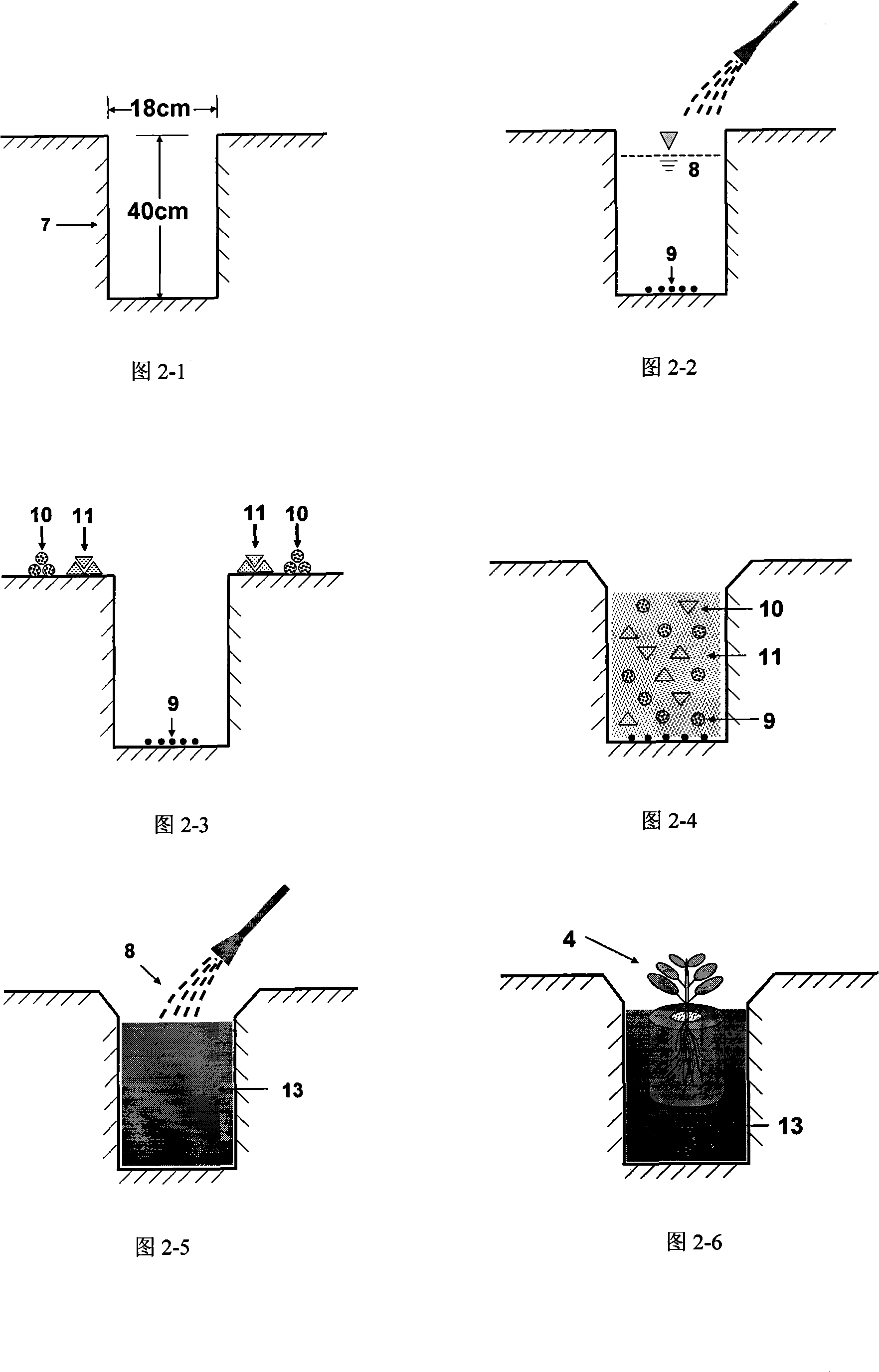 A kind of soil column block and soil column seedling afforestation method for tree seed seedling raising