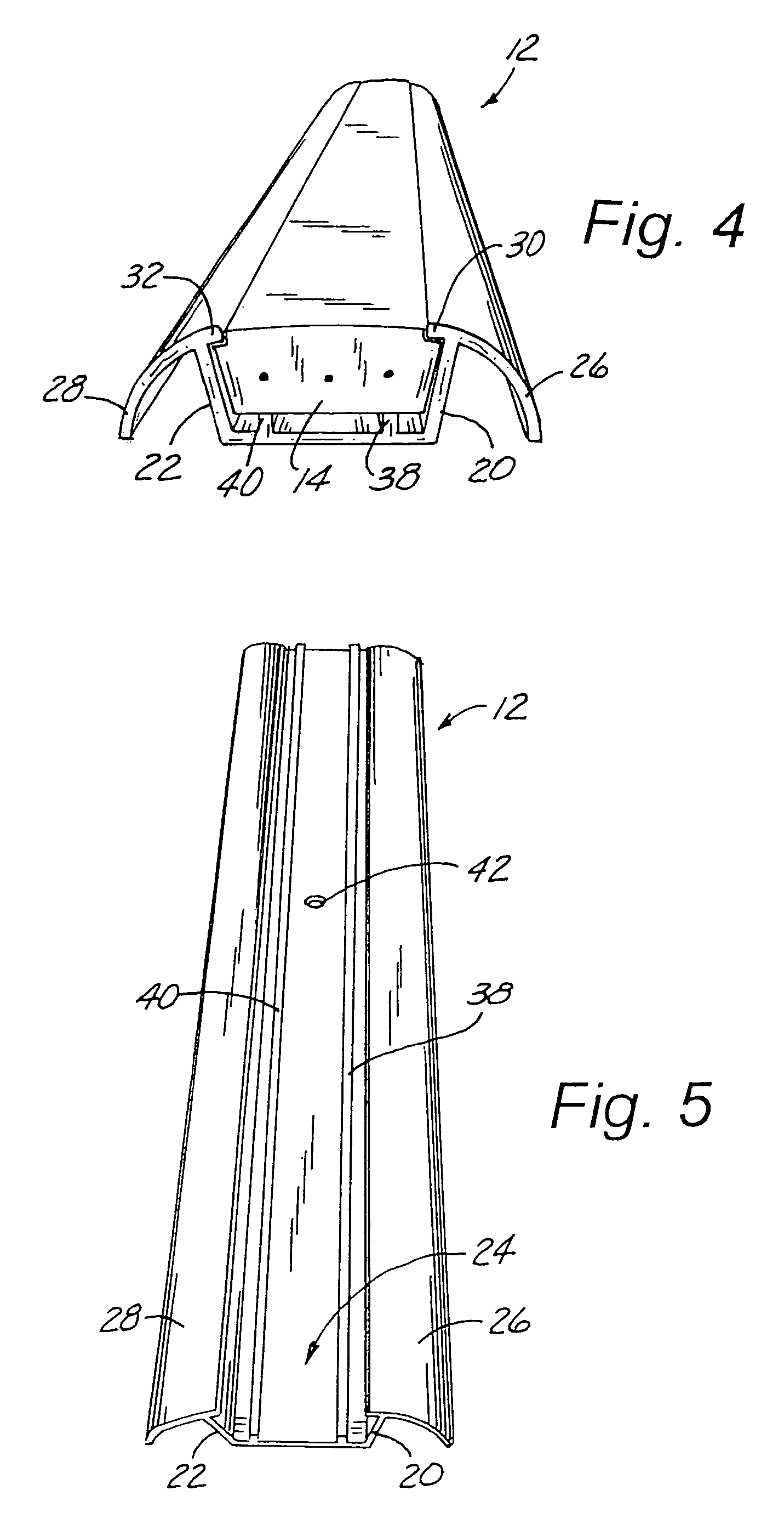 Channel light system with pivotable connector