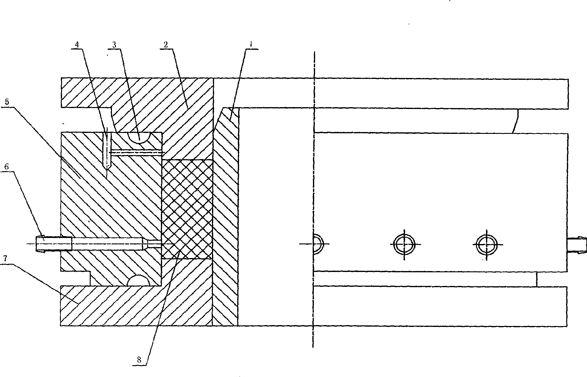 Process for manufacturing integral molding epoxy glass fibre laminated insulating joint pad