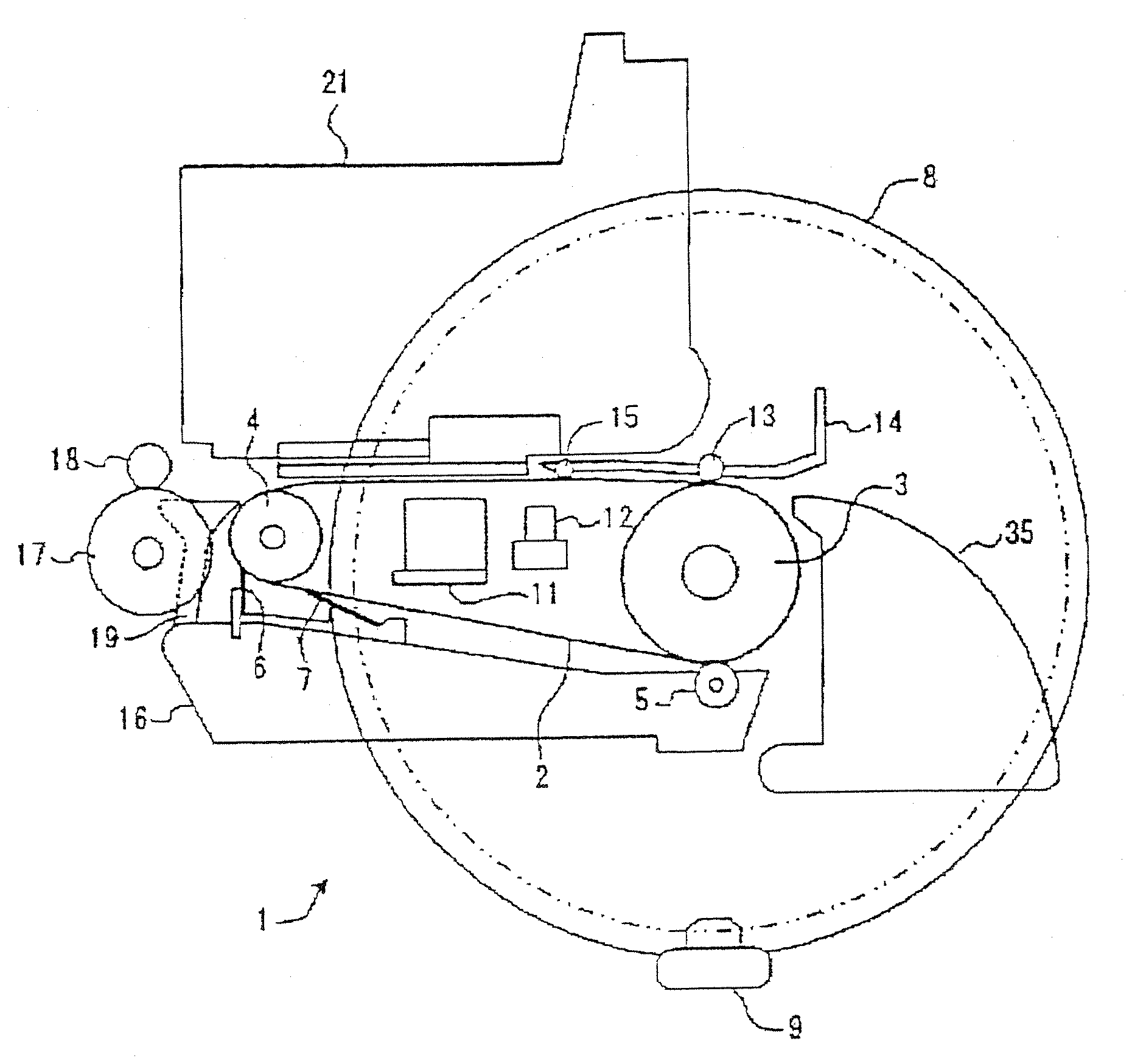 Belt drive controller and image forming apparatus provided with same