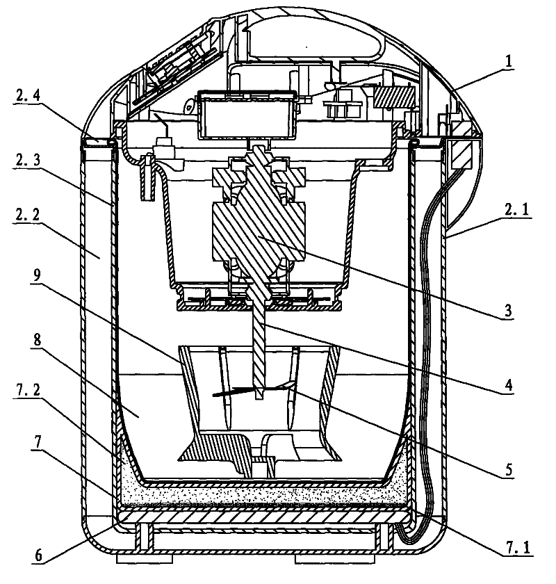 Soya-bean milk making device