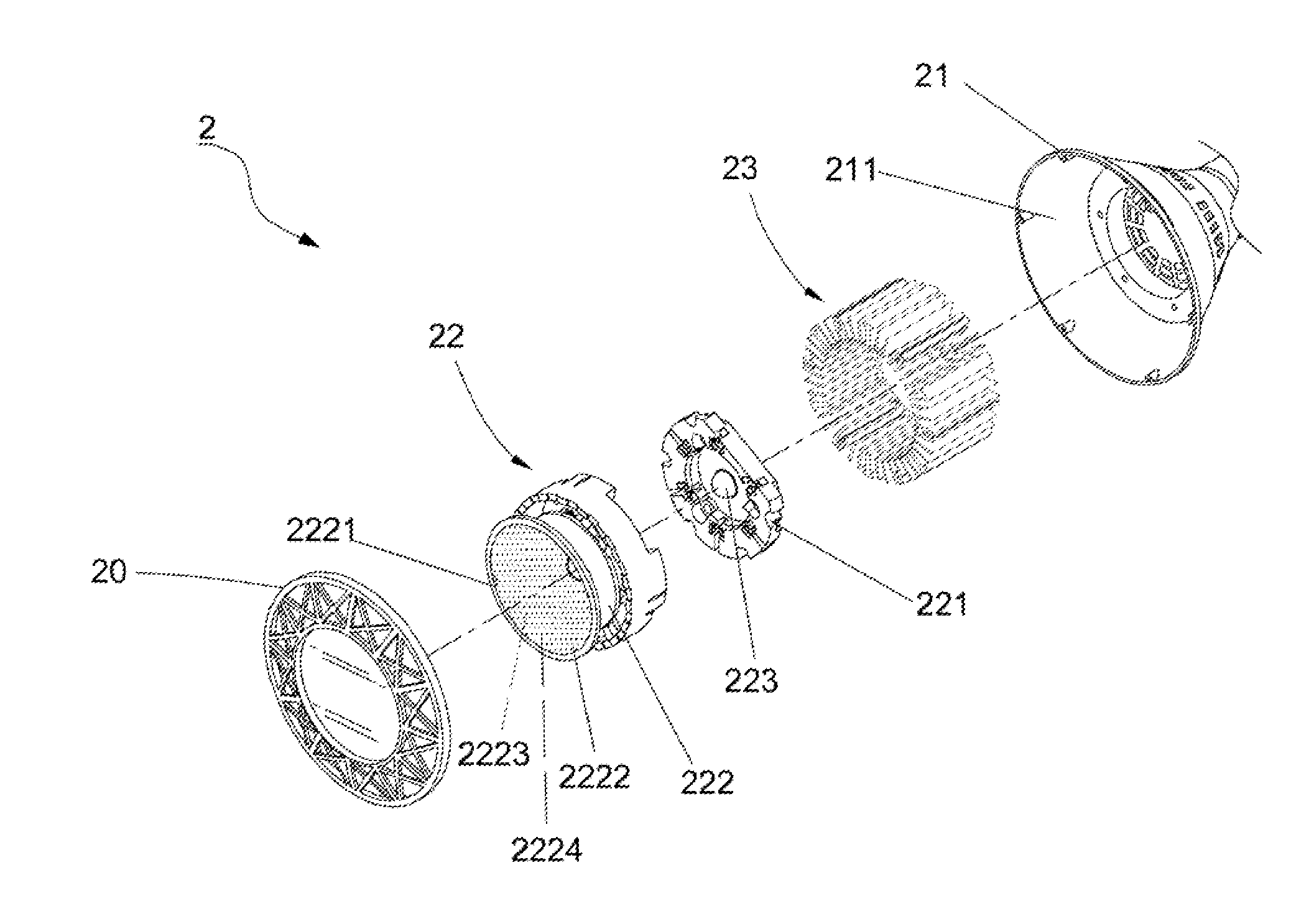 LED lamp capable of increasing light saturation