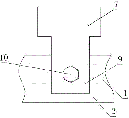 Photovoltaic plate installing rack convenient to install