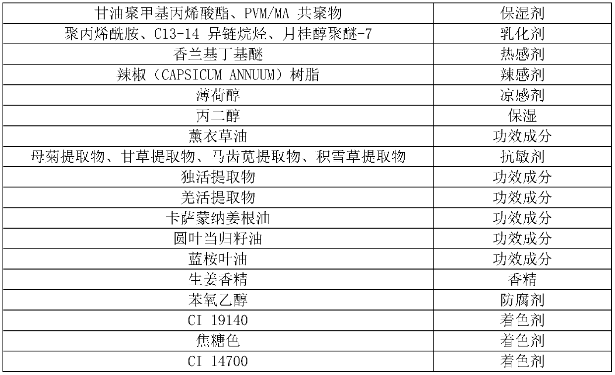 Soothing vitality cream and preparation method thereof