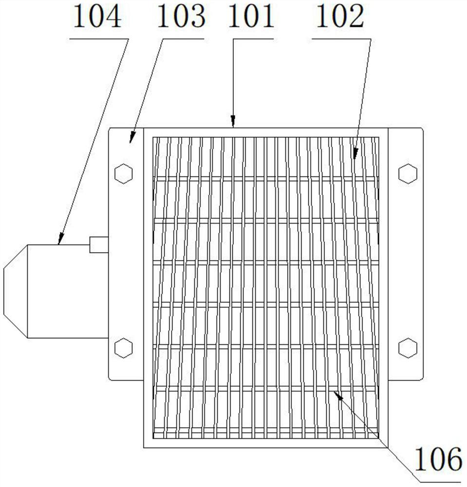 Crushing and screening device for sepiolite processing and sepiolite breaking and screening process