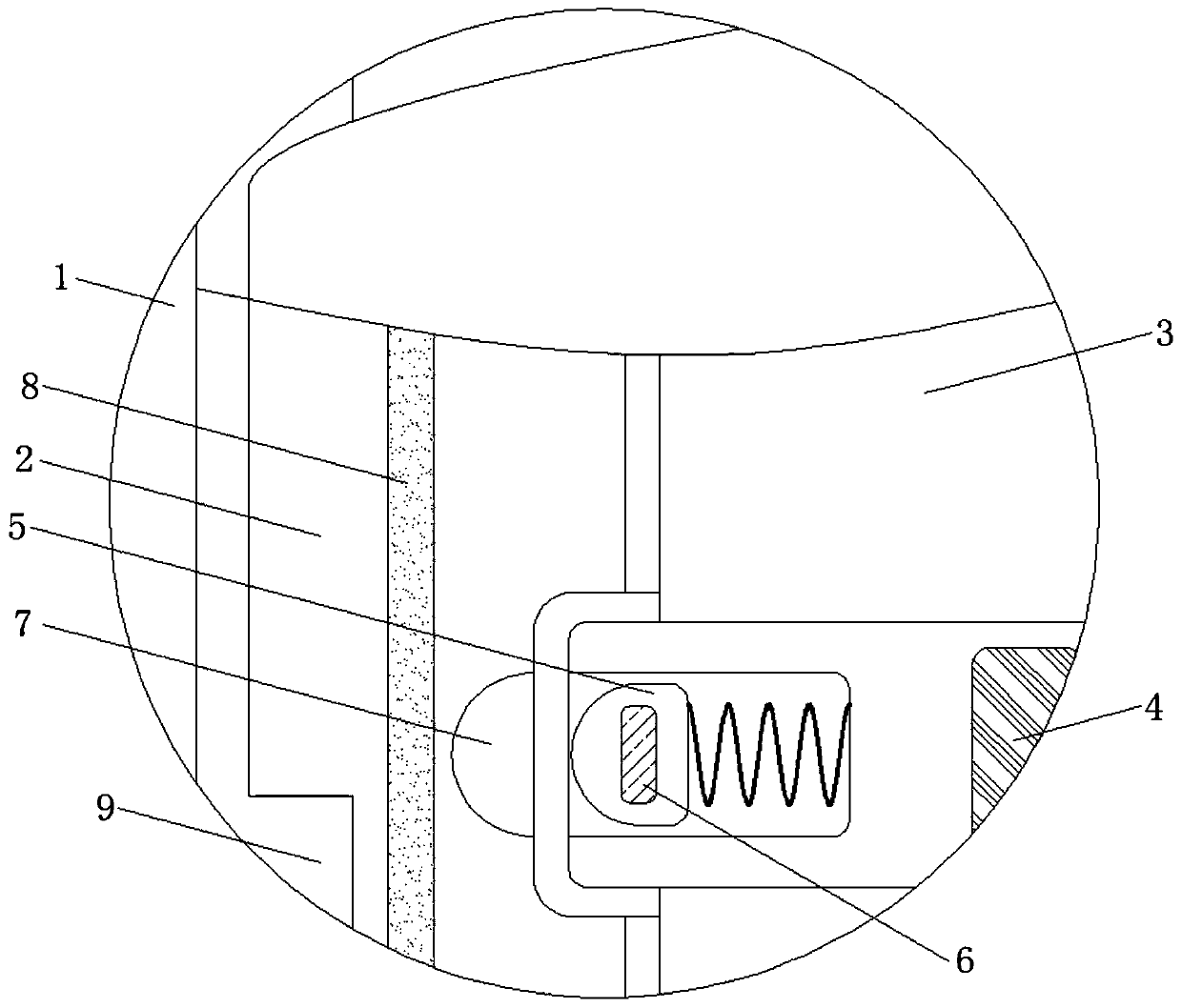 Electromagnetically controlled anti-leakage water storage gate for sewage