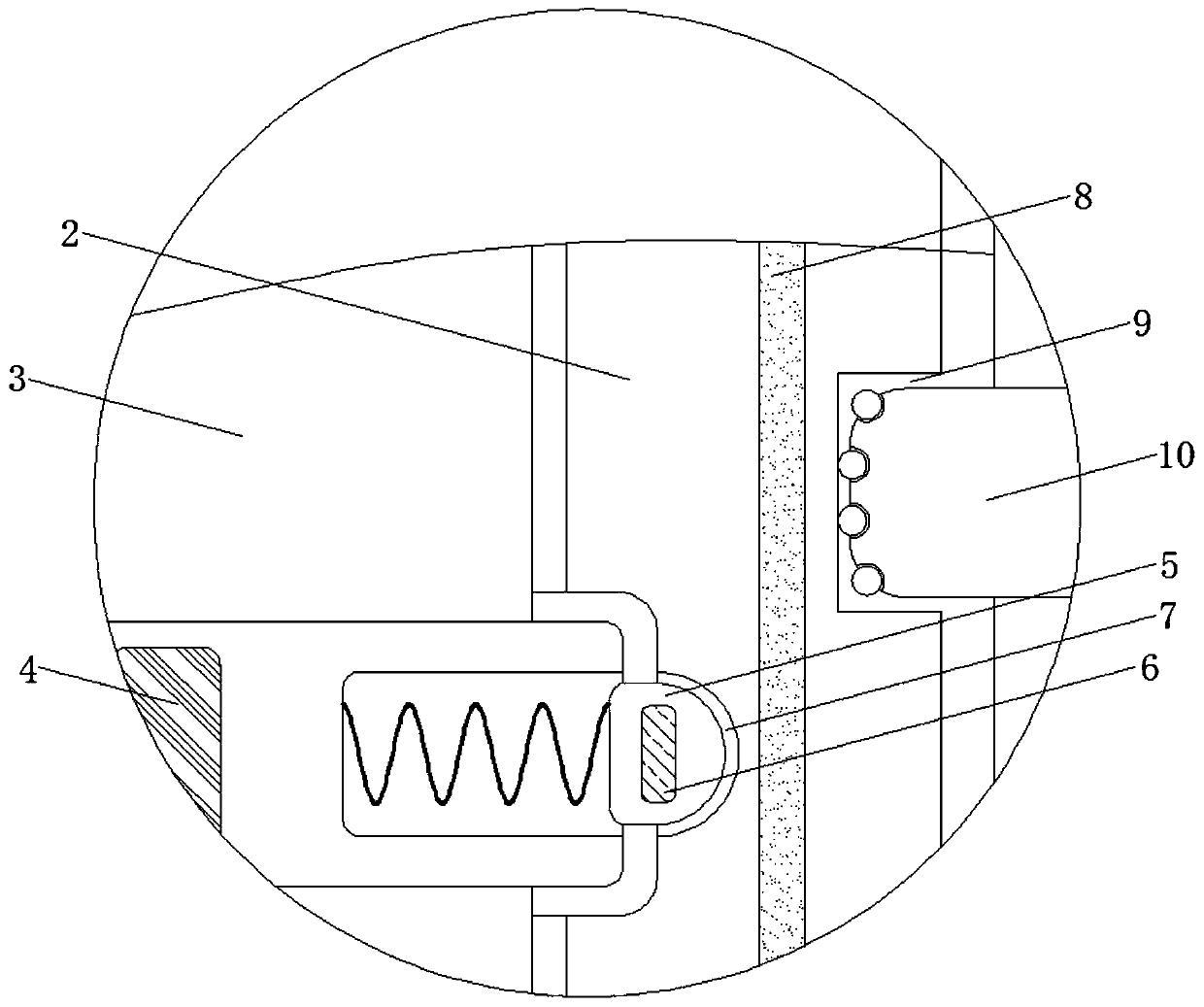 Electromagnetically controlled anti-leakage water storage gate for sewage