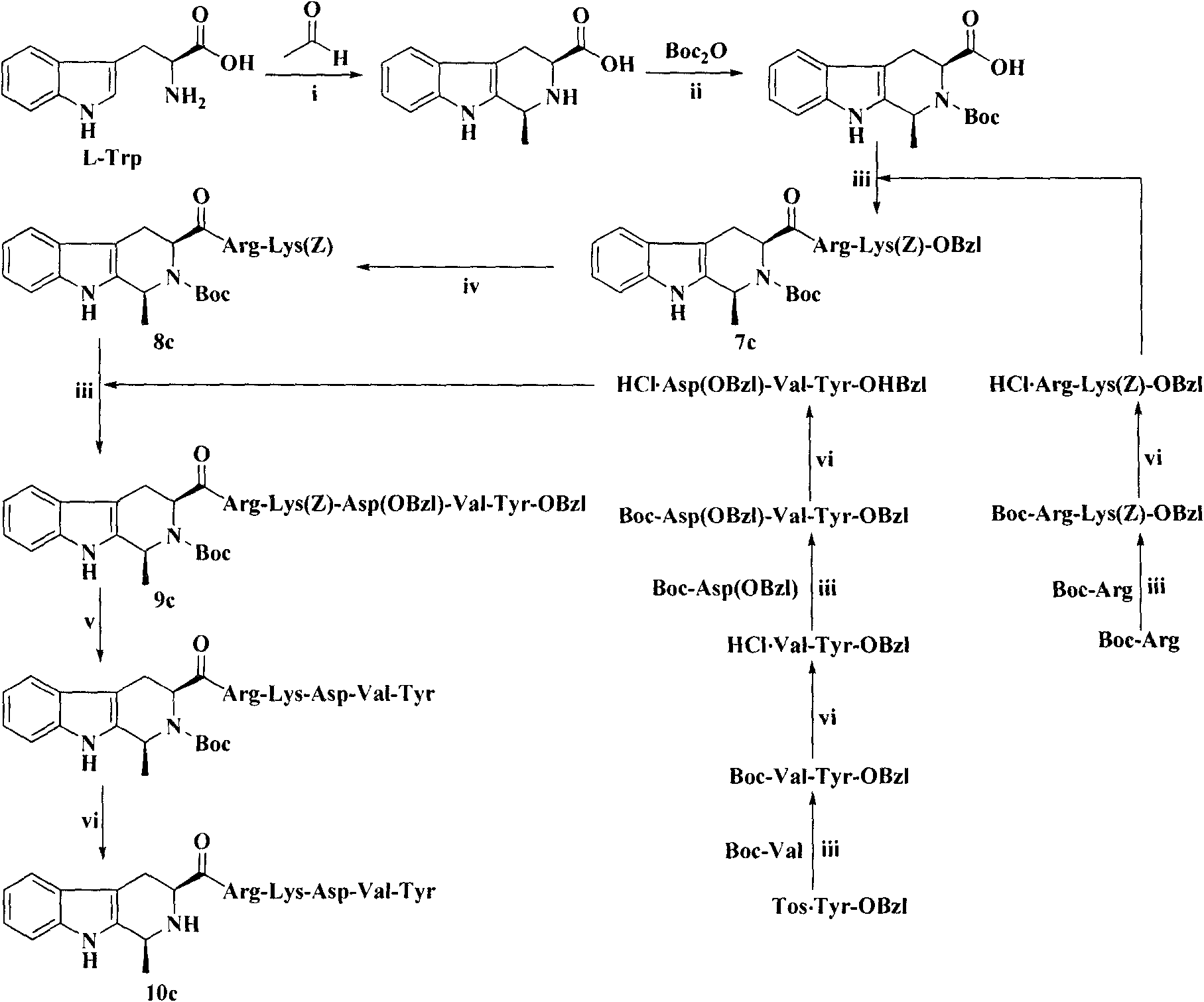 Heterocyclic carboxylic acid-modified thymopentins and their preparation method, anti-tumor effect and use