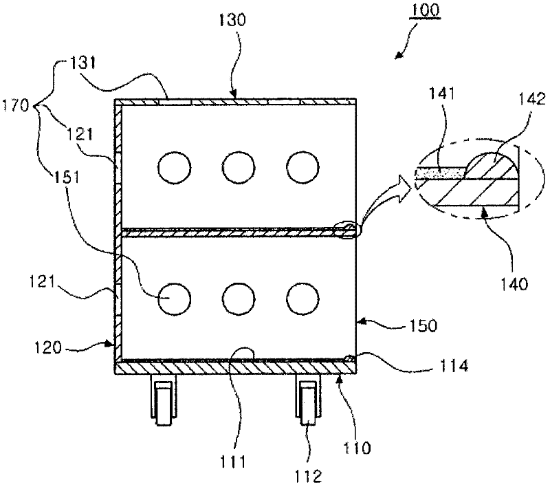 Side-dish compartment case for refrigerator