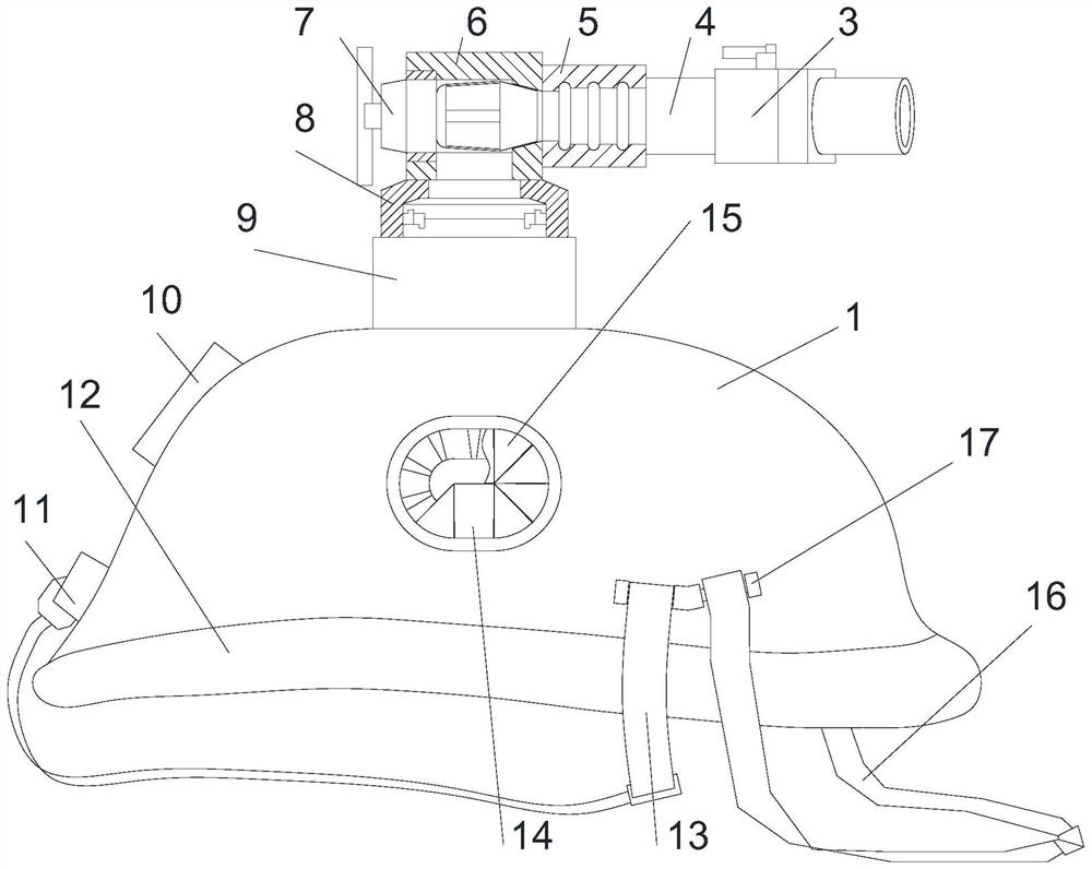 Gas anaesthetic mask