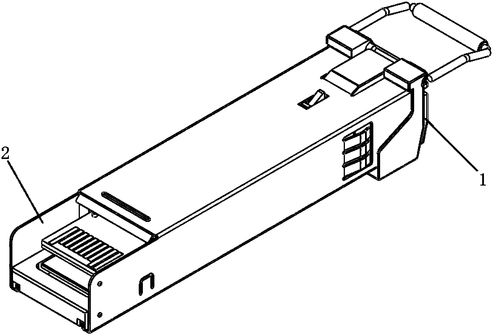 Unlocking mechanism of SFP (small form pluggable) optical modules