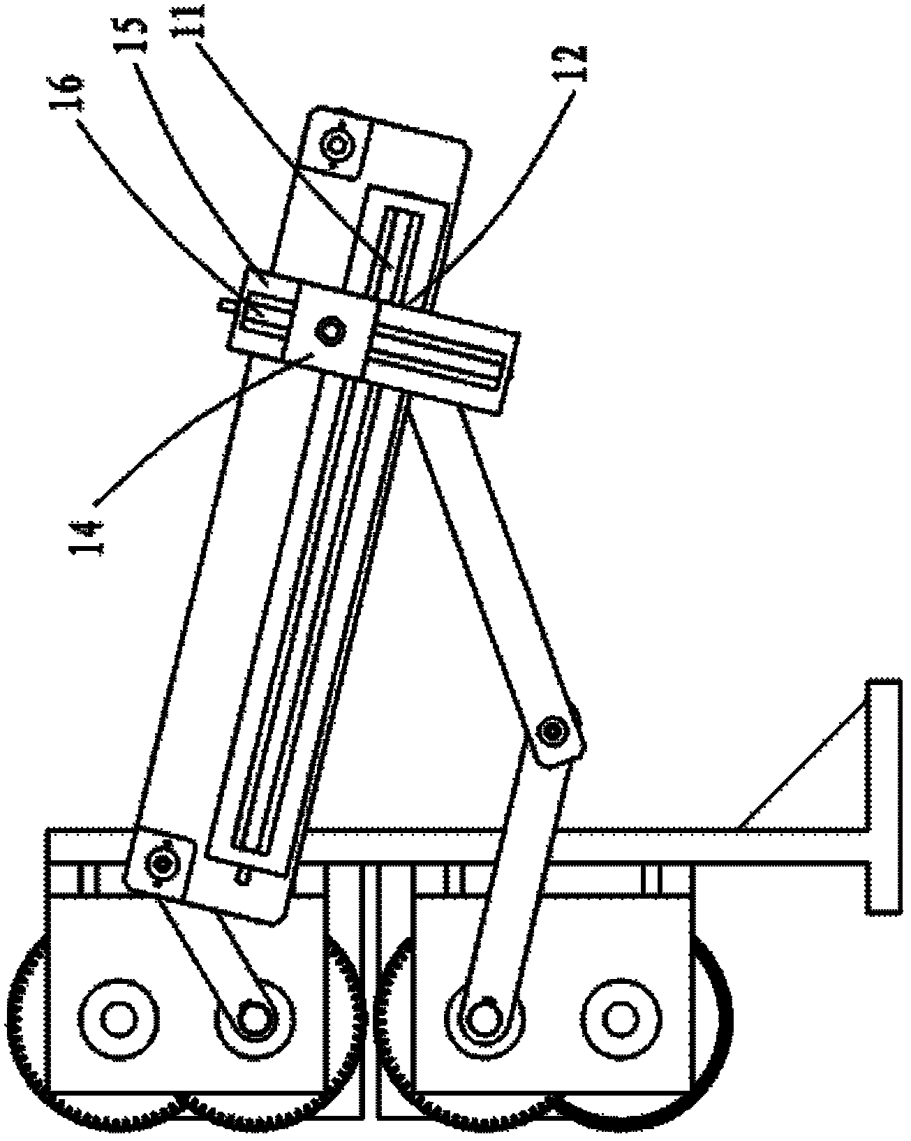 Upper and lower limb fitness training device with adjustable extensive scope