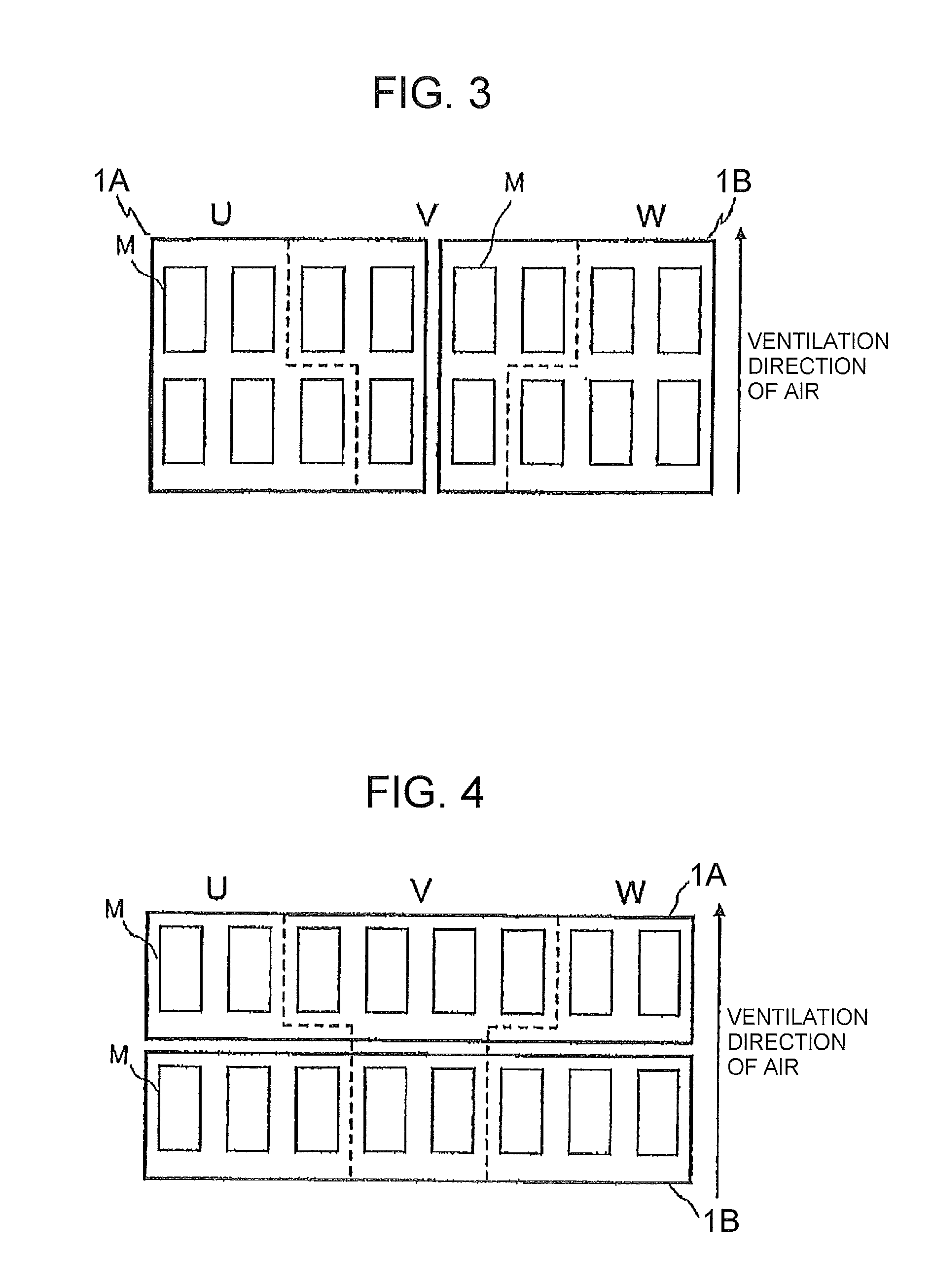 Stacked structure of power conversion apparatus