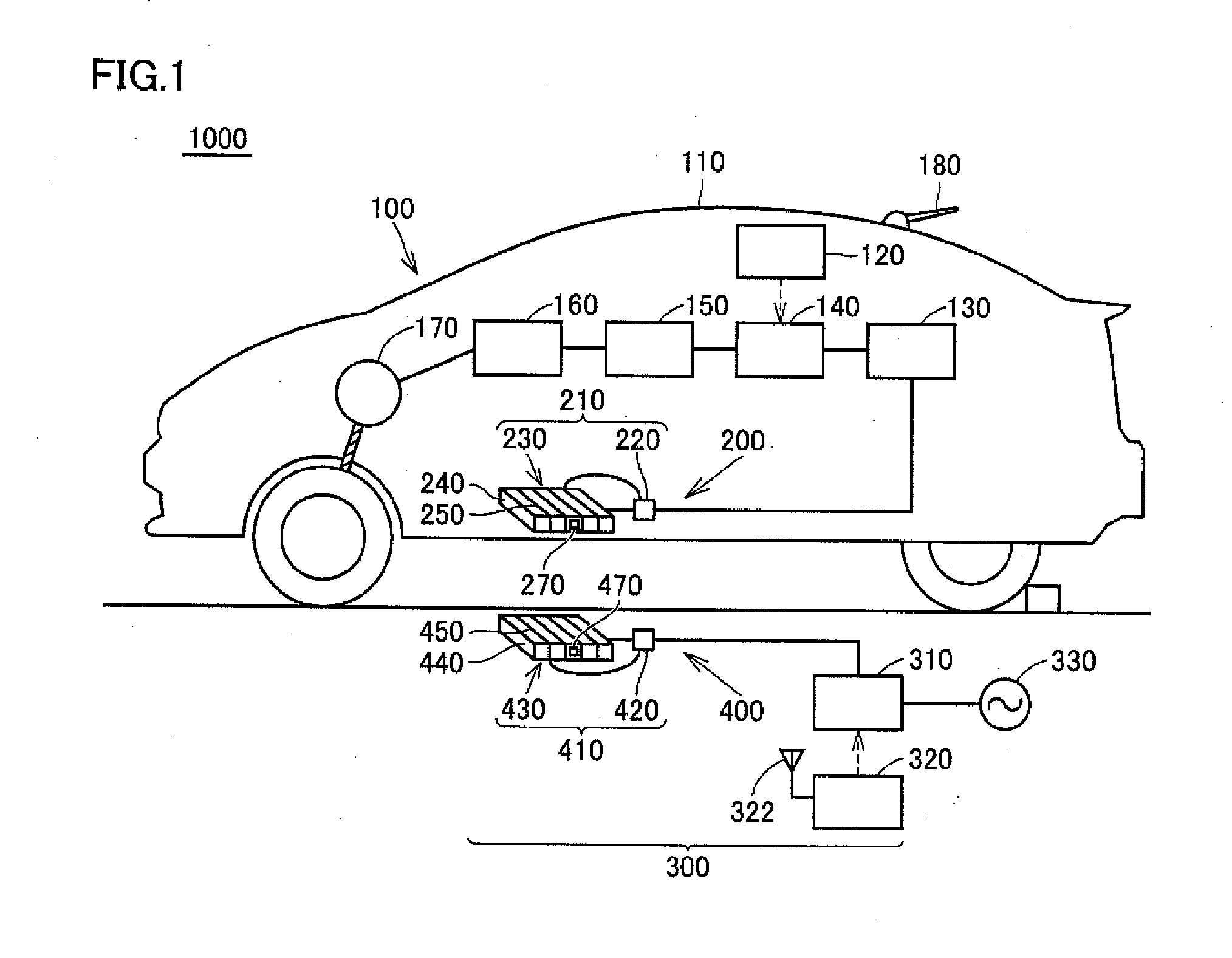 Power reception device, power transmission device and vehicle