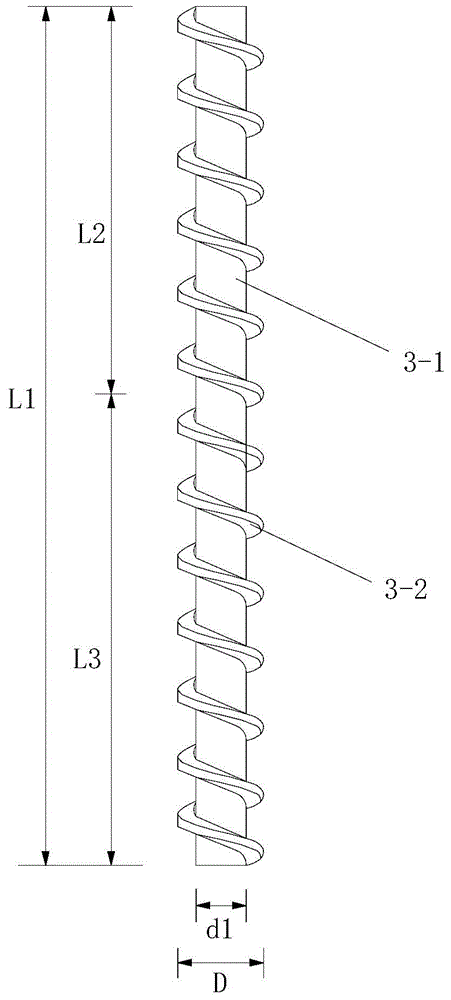 Reverse screw spike pile and construction method thereof