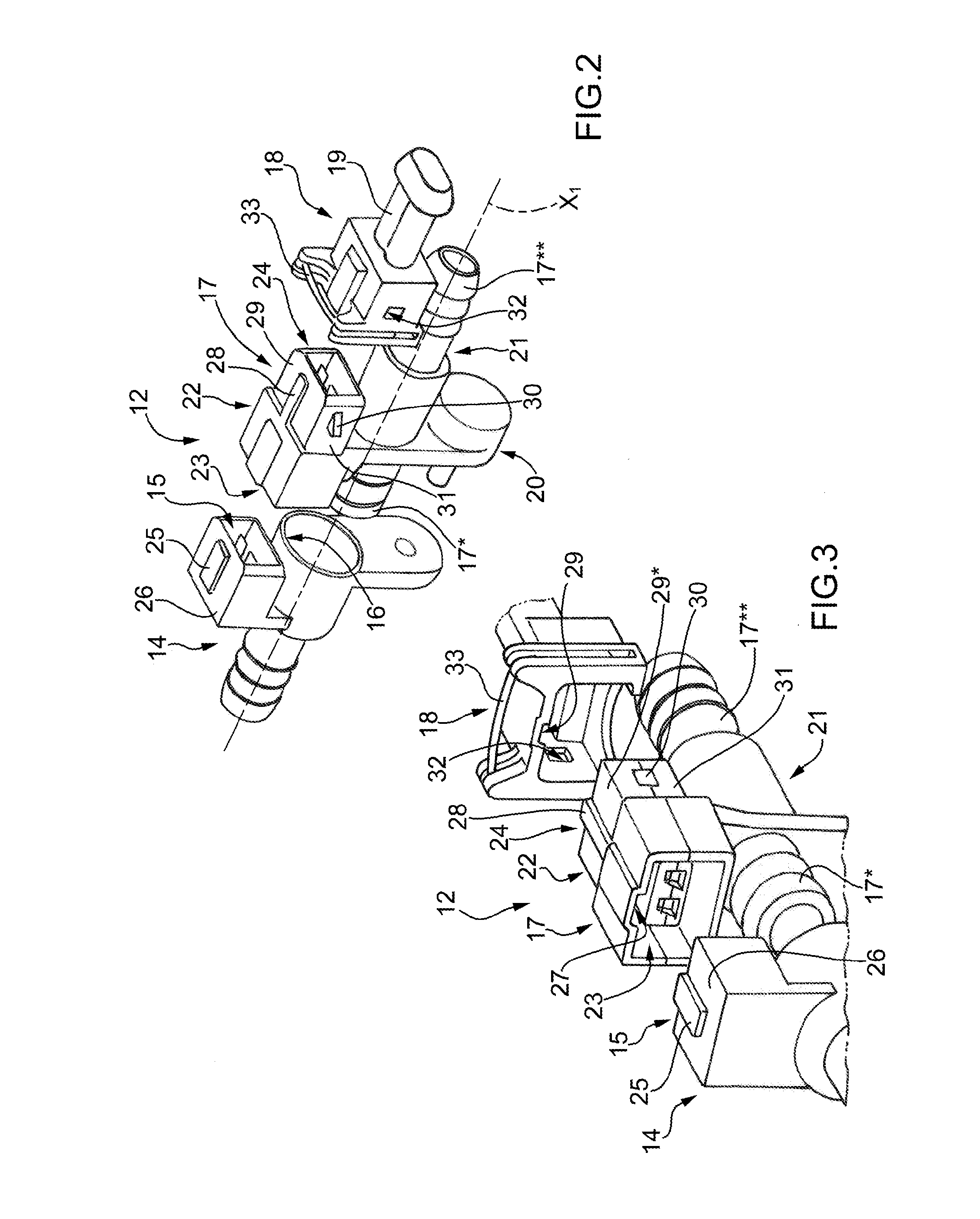 Connecting device for the fluid-tight connection between two pipes in an internal combustion engine