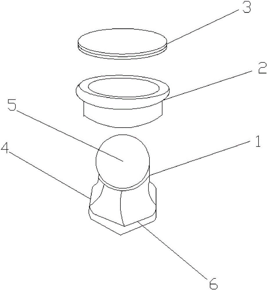 Magnetic suction type cell phone support