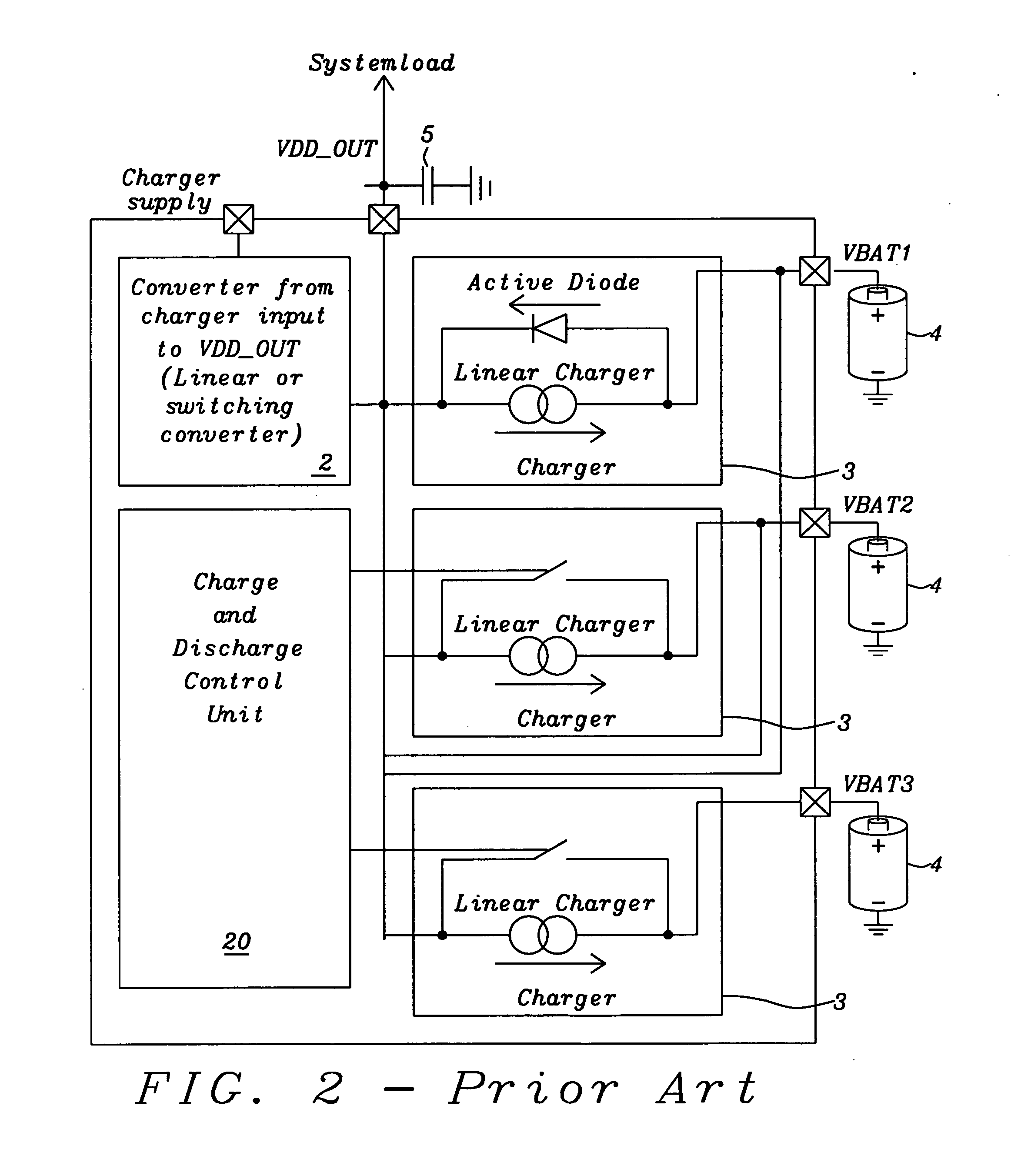 Multiple battery charger with automatic charge current adjustment