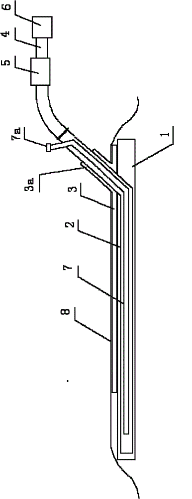 Medical vacuum sealing drainage device