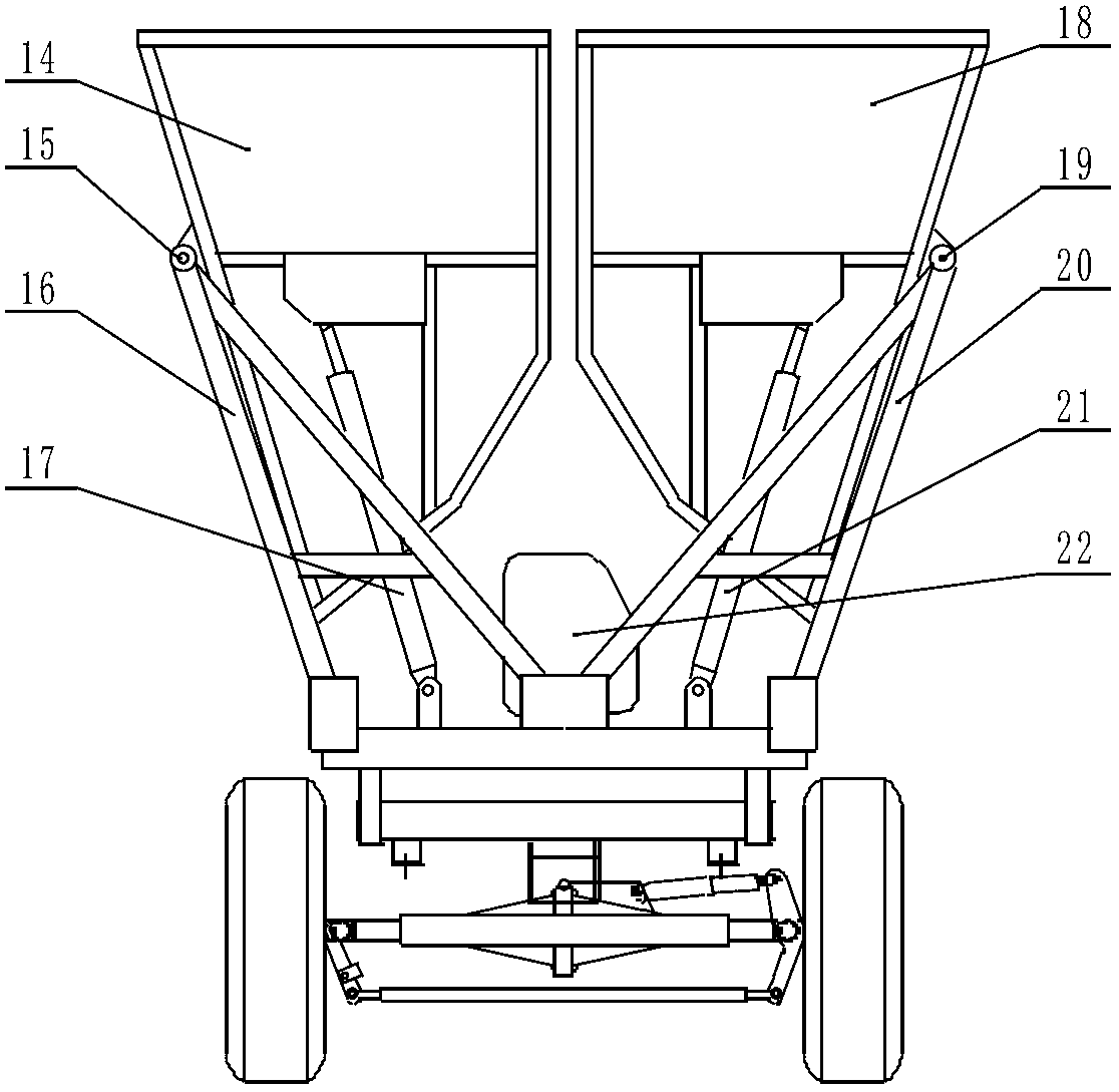 Small and medium size self-propelled corncob-stem both-gaining corn combine harvester