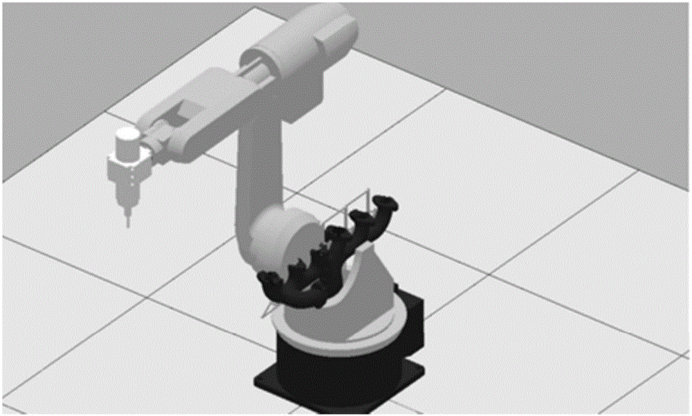 Robot motion path off-line programming method and system