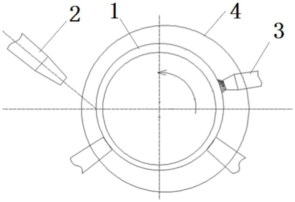 Hybrid reinforced grinding method for bearing machining