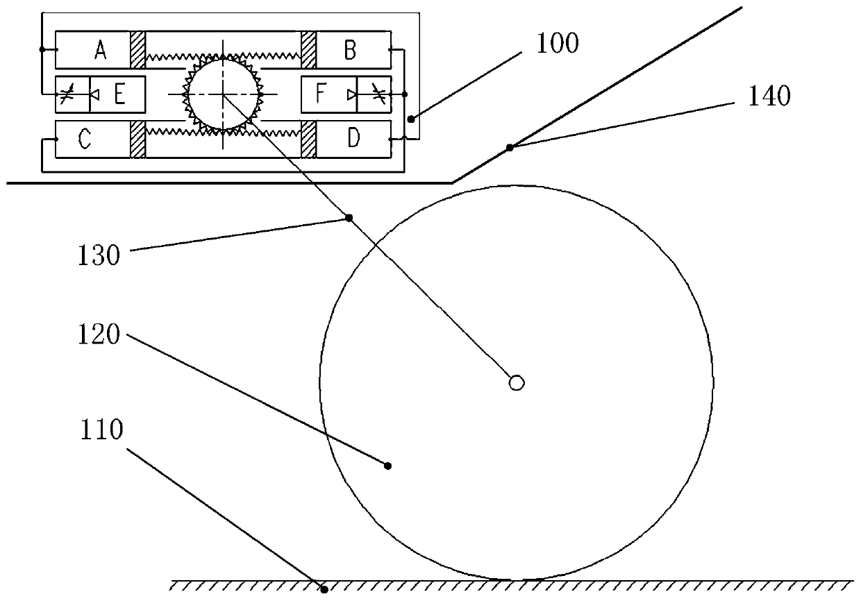 Rocker arm suspension capable of realizing large-angle rotation adjustment