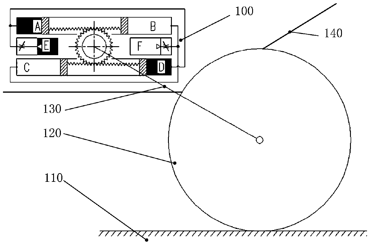 Rocker arm suspension capable of realizing large-angle rotation adjustment