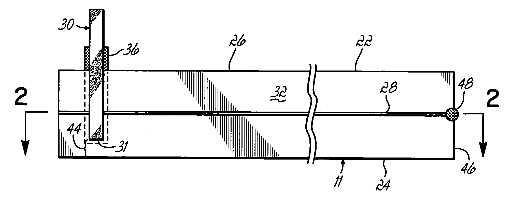 Anode design for a prismatically wound LiMnO2 cell