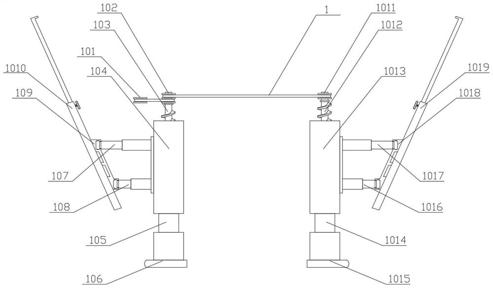 An integrated equipment for erecting and installing pp pipes