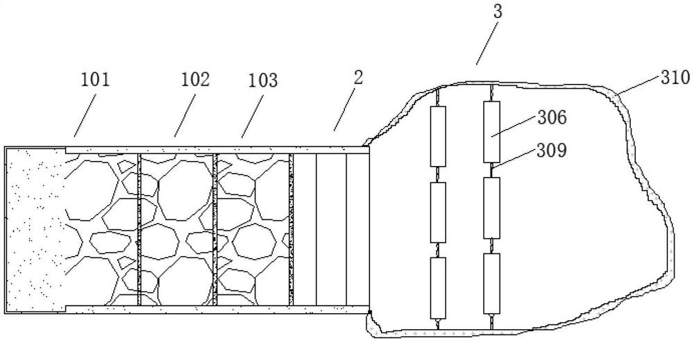 Green low-carbon ecological water purification system for river embankment