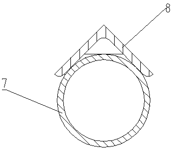 Special frame for surface spraying of metal workpiece