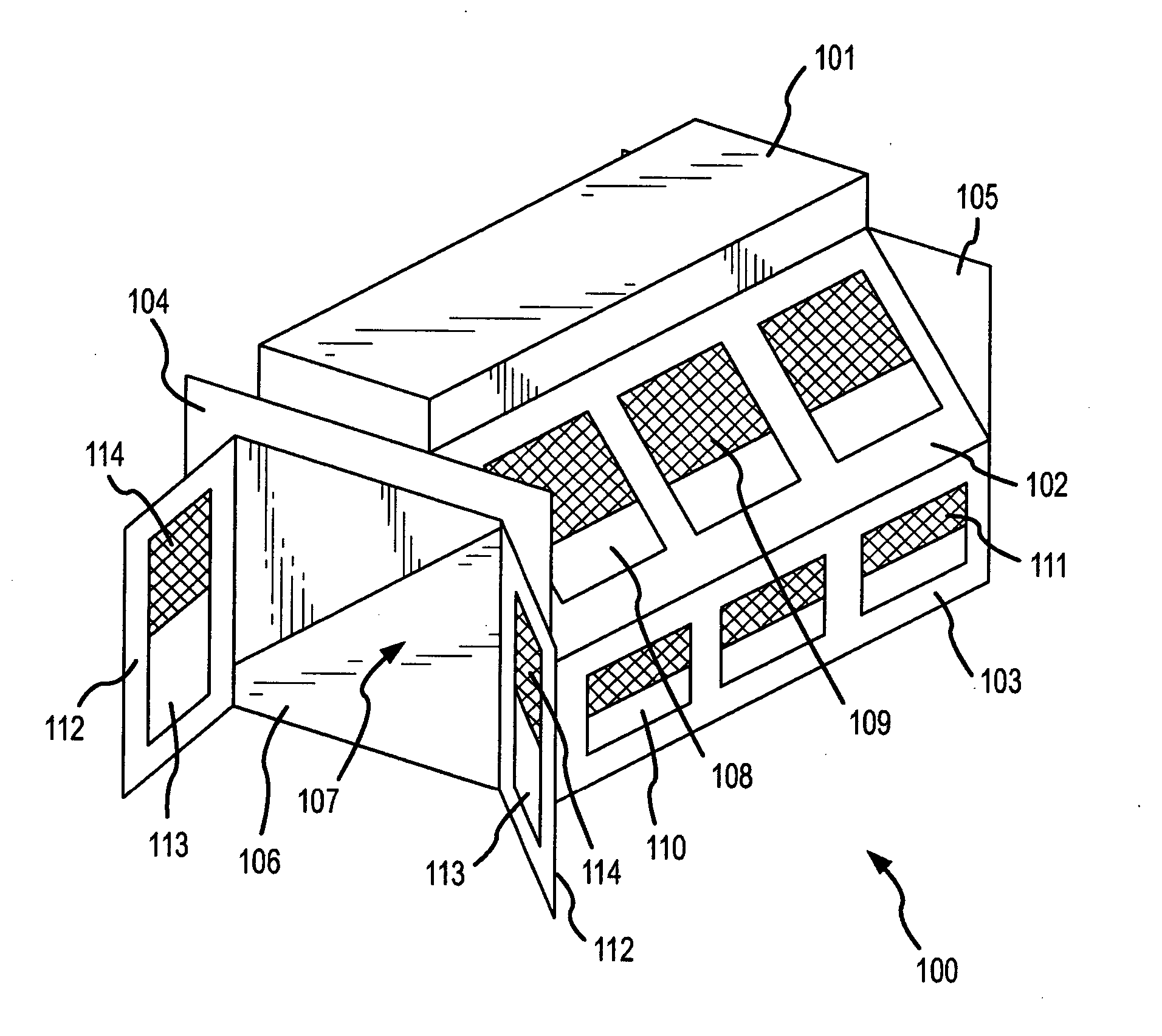 UV curing structure and process