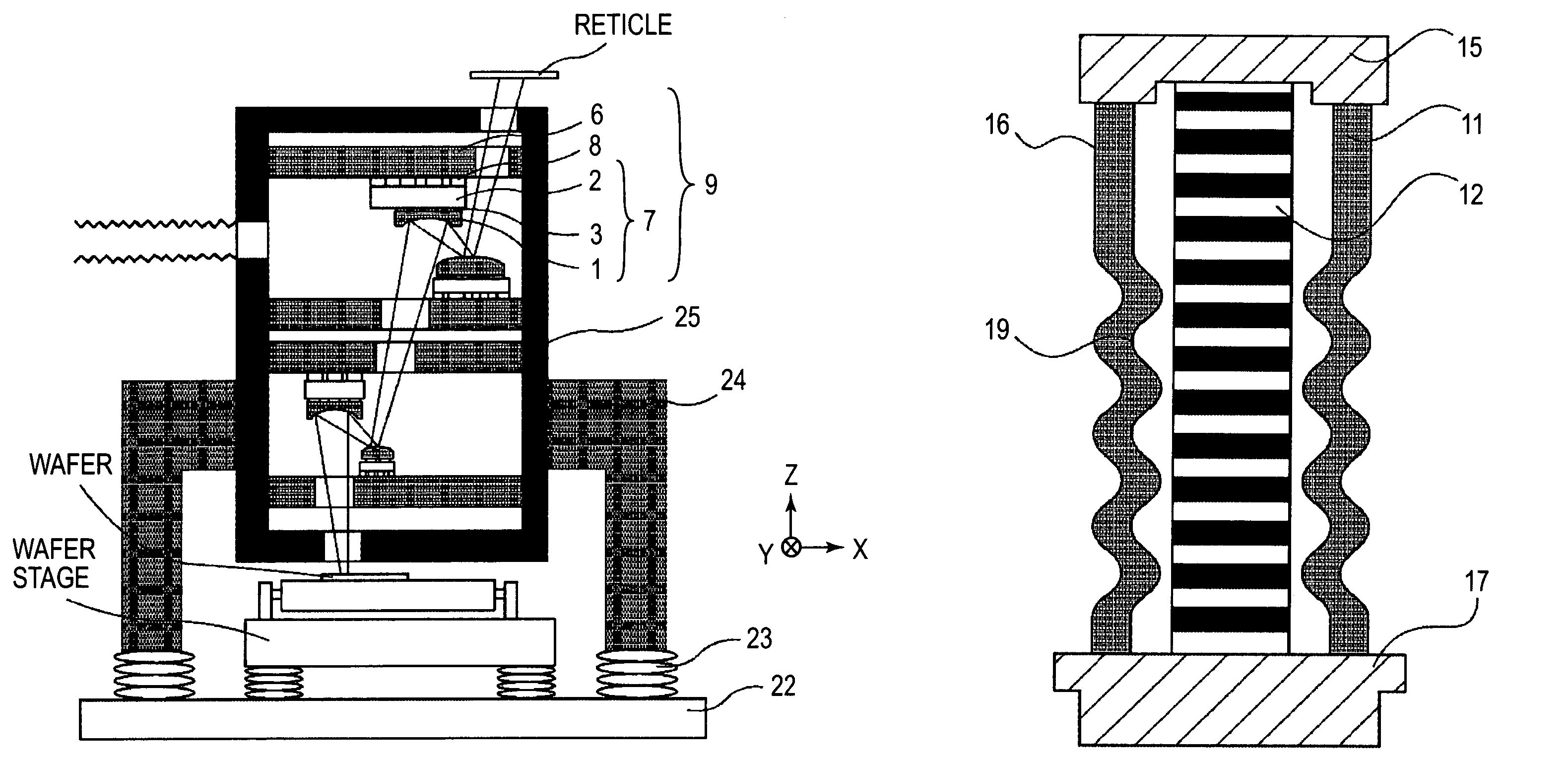 Positioning mechanism, exposure apparatus and device manufacturing method