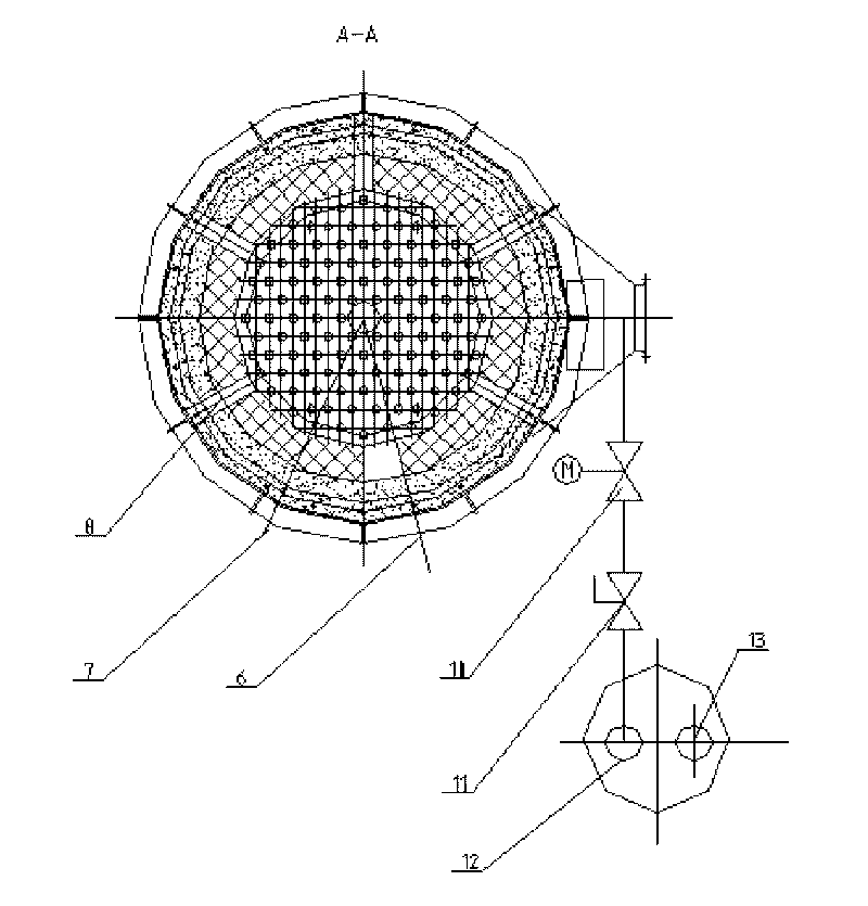 Circulating fluidized bed boiler and method for combusting by using yellow phosphorus exhausting gas