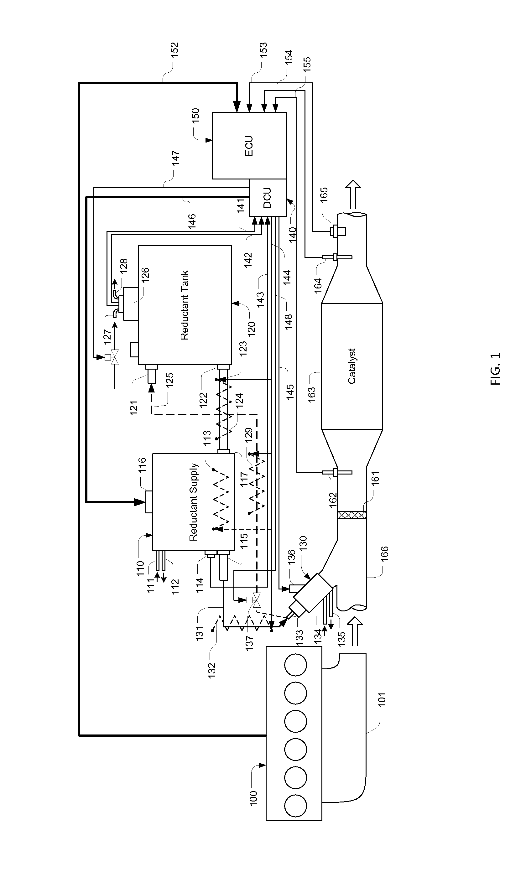 Air driven reductant dosing system