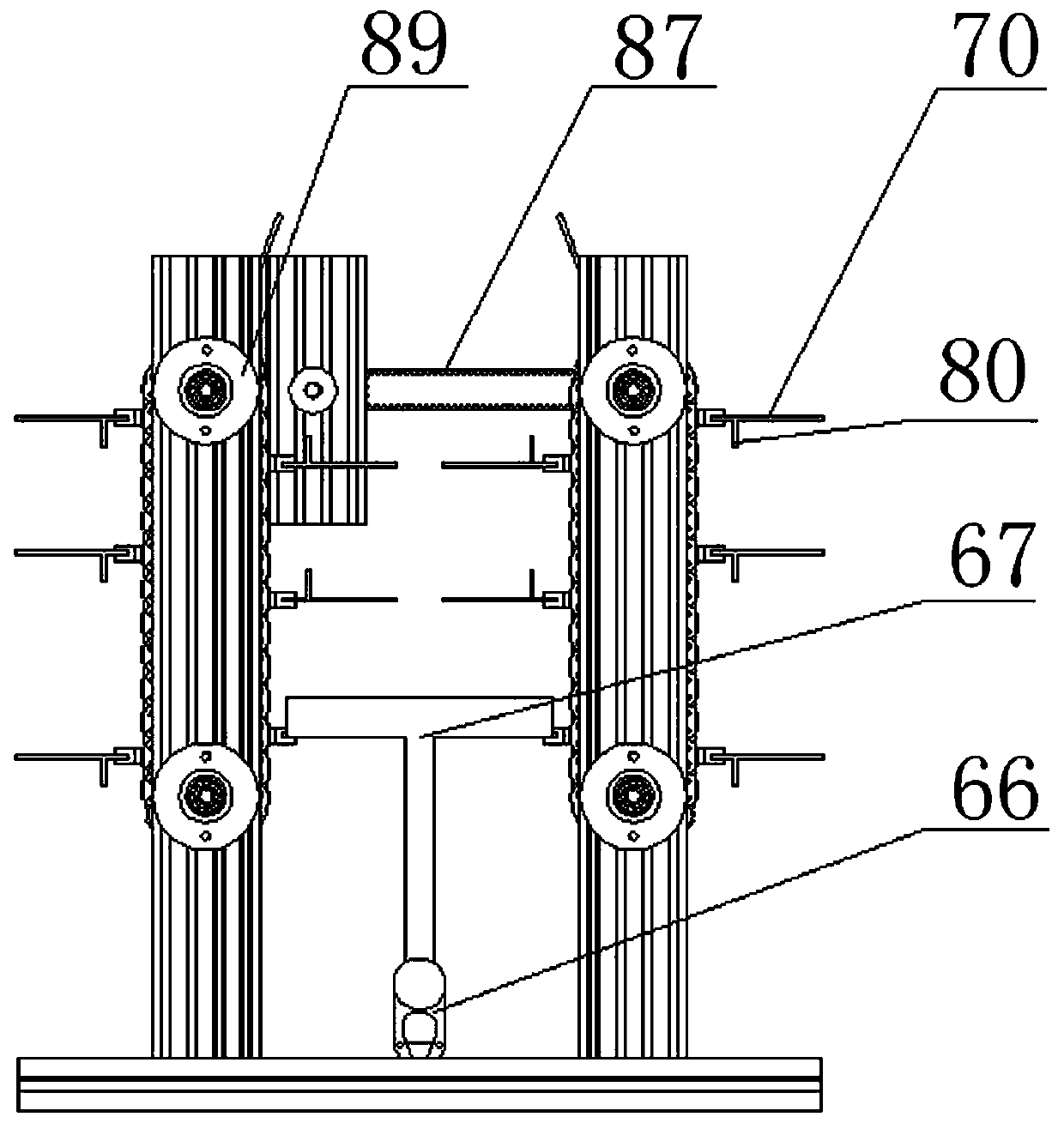 Pastoral pattern ordered planting system and planting method