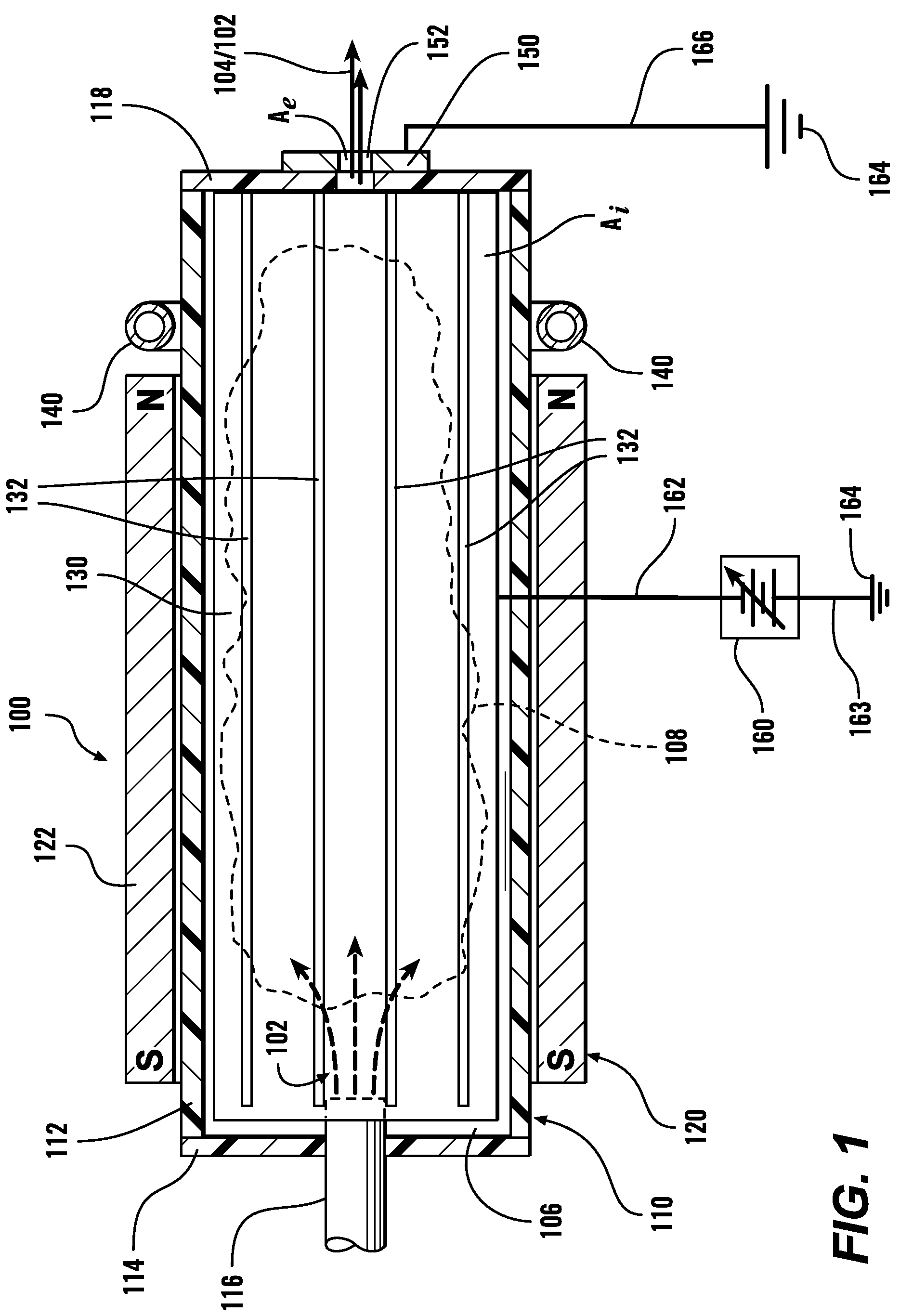 Non-ambipolar radio-frequency plasma electron source and systems and methods for generating electron beams