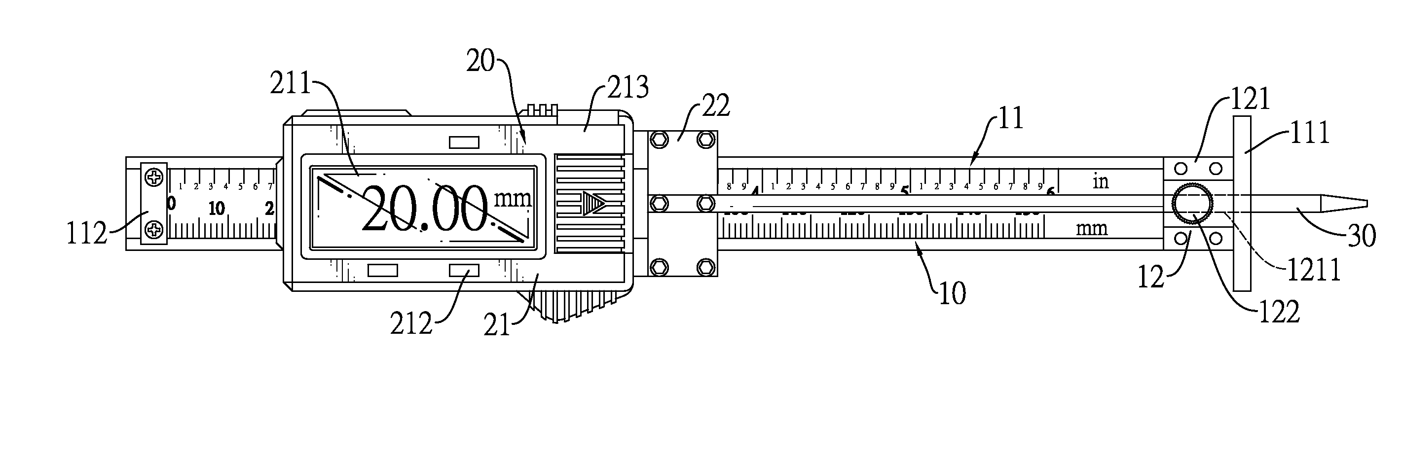 Measuring tool for buildings