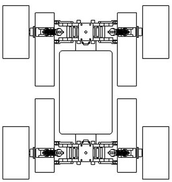 Magnetic adsorption wall-climbing spraying robot with curved surface adaptive capacity and use method thereof