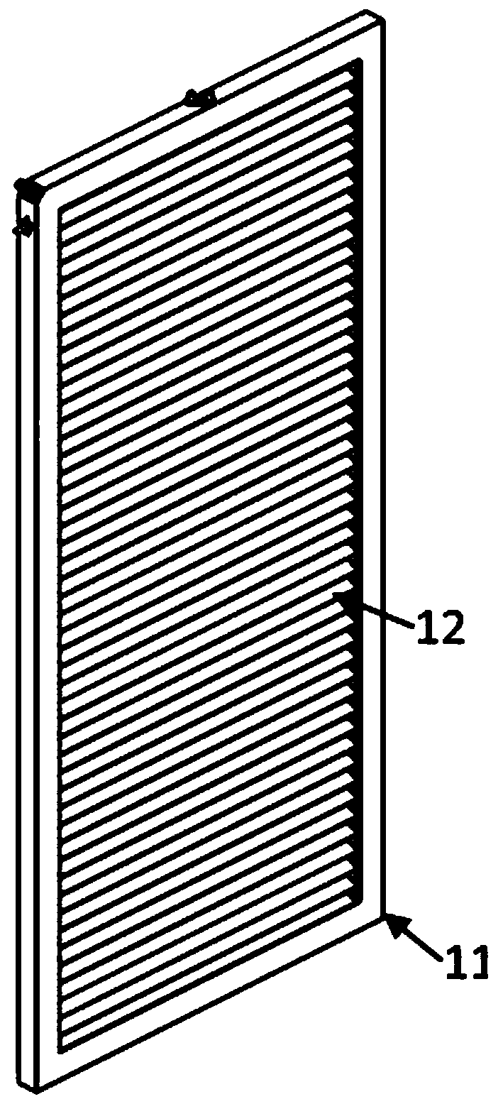 Automatic window air inlet adjusting device for energy-saving building