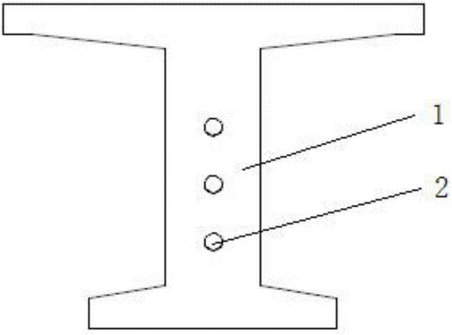 Sectional fabricated-type I-shaped composite beam body